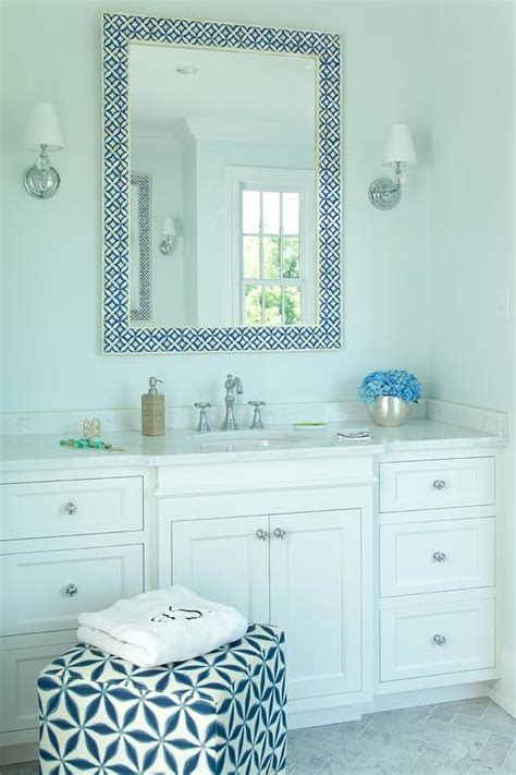 bone inlay mirror bathroom.